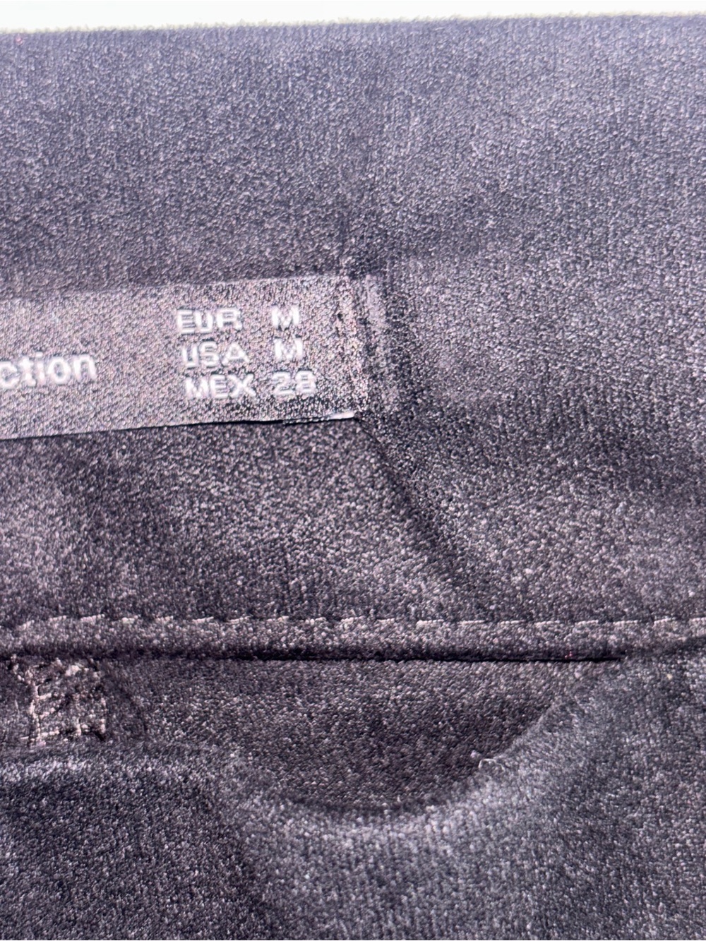 Zara Trafaluc Black High Waist Skinny Pants Side Zip Stretch Leggings Medium - Picture 3 of 8